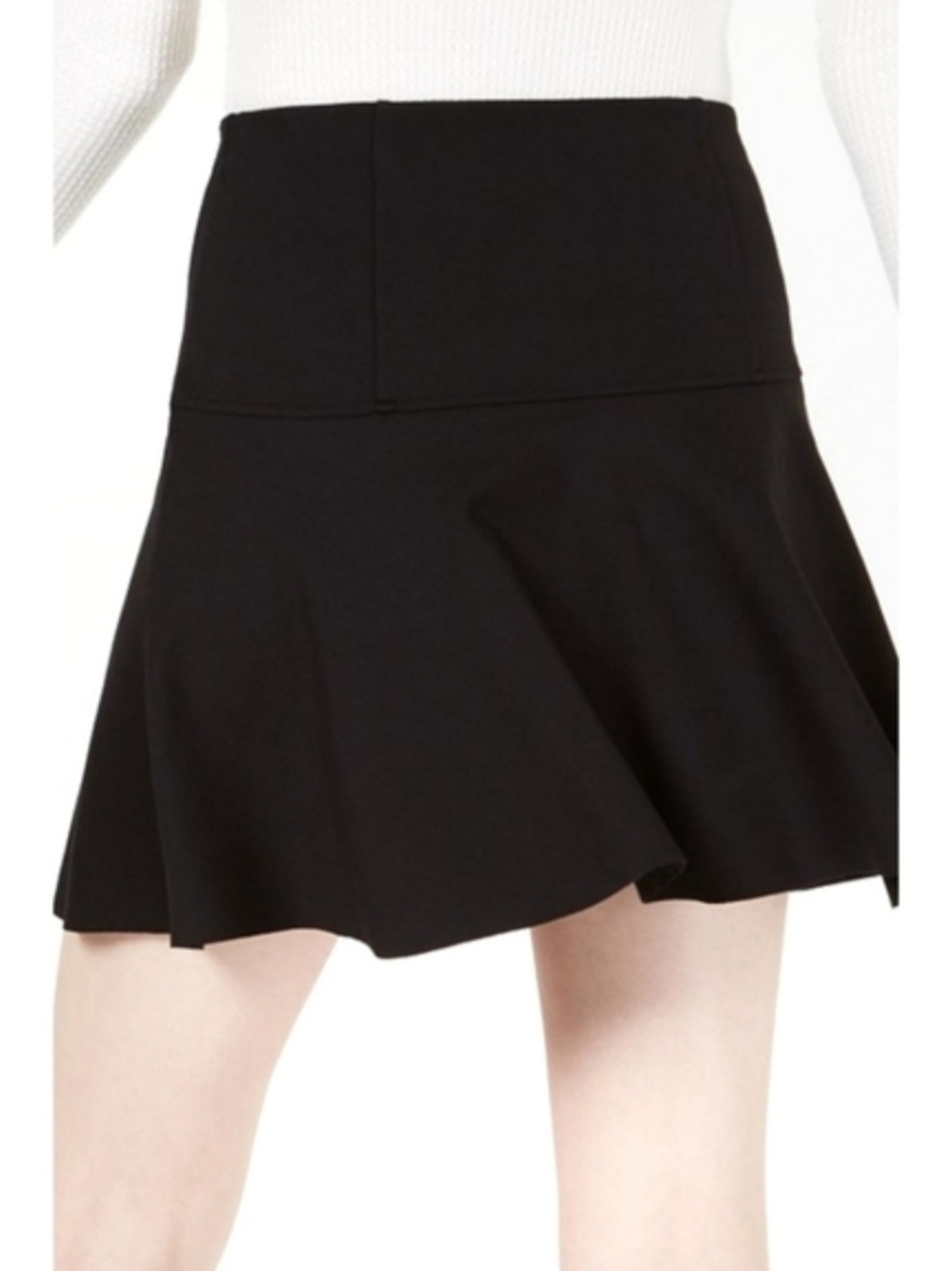 NWT Free People Black Mini Skirt Size L - Picture 3 of 3